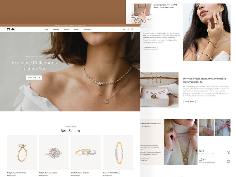 Zema - Retail & E-Commerce Website Template