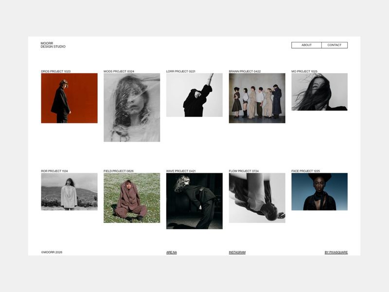 MOORR - Clean Portfolio Readymag Template
