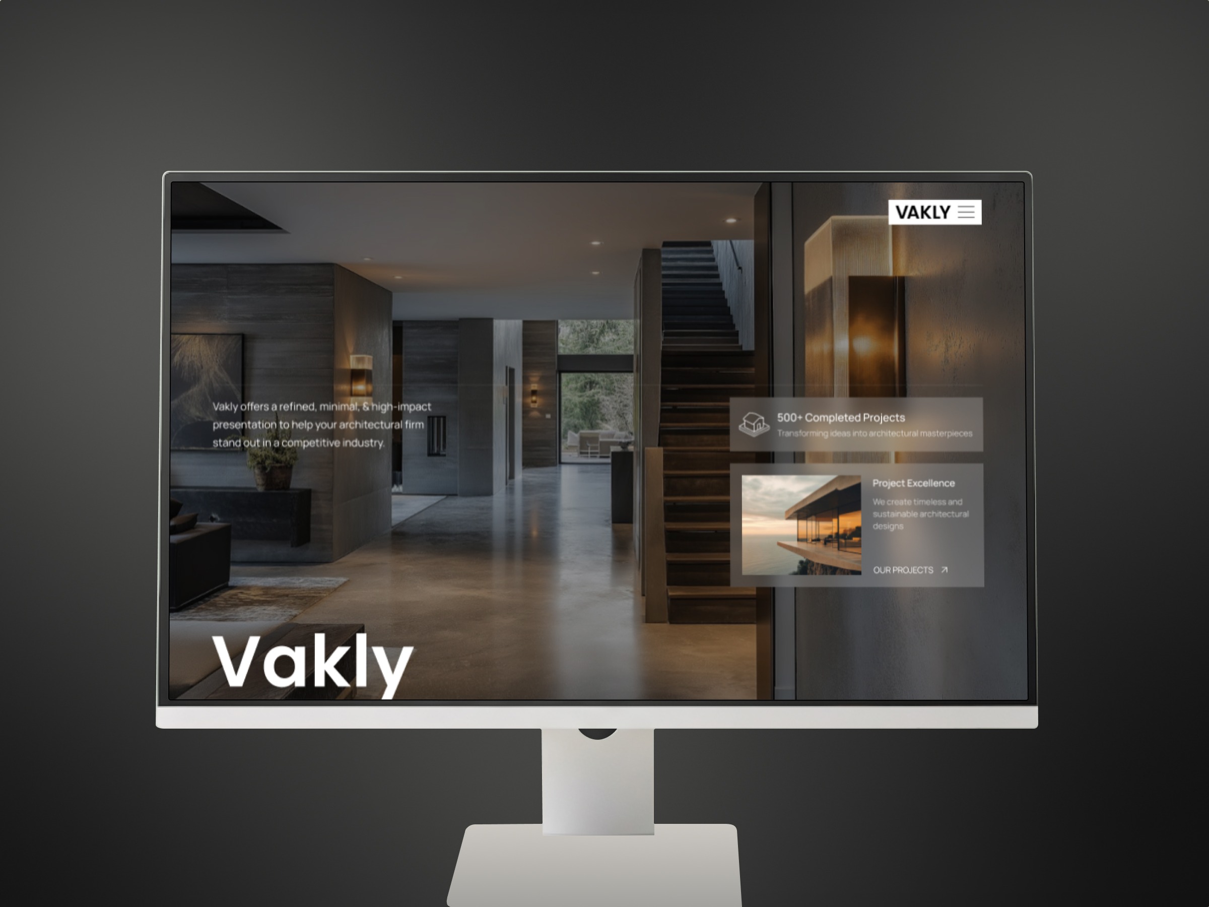 Vakly - Architecture & Design Website
