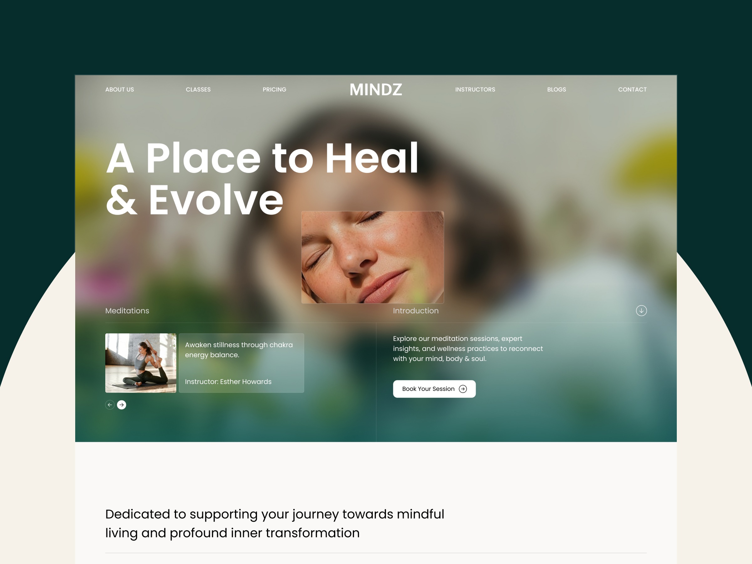 Mindz - Wellness Website