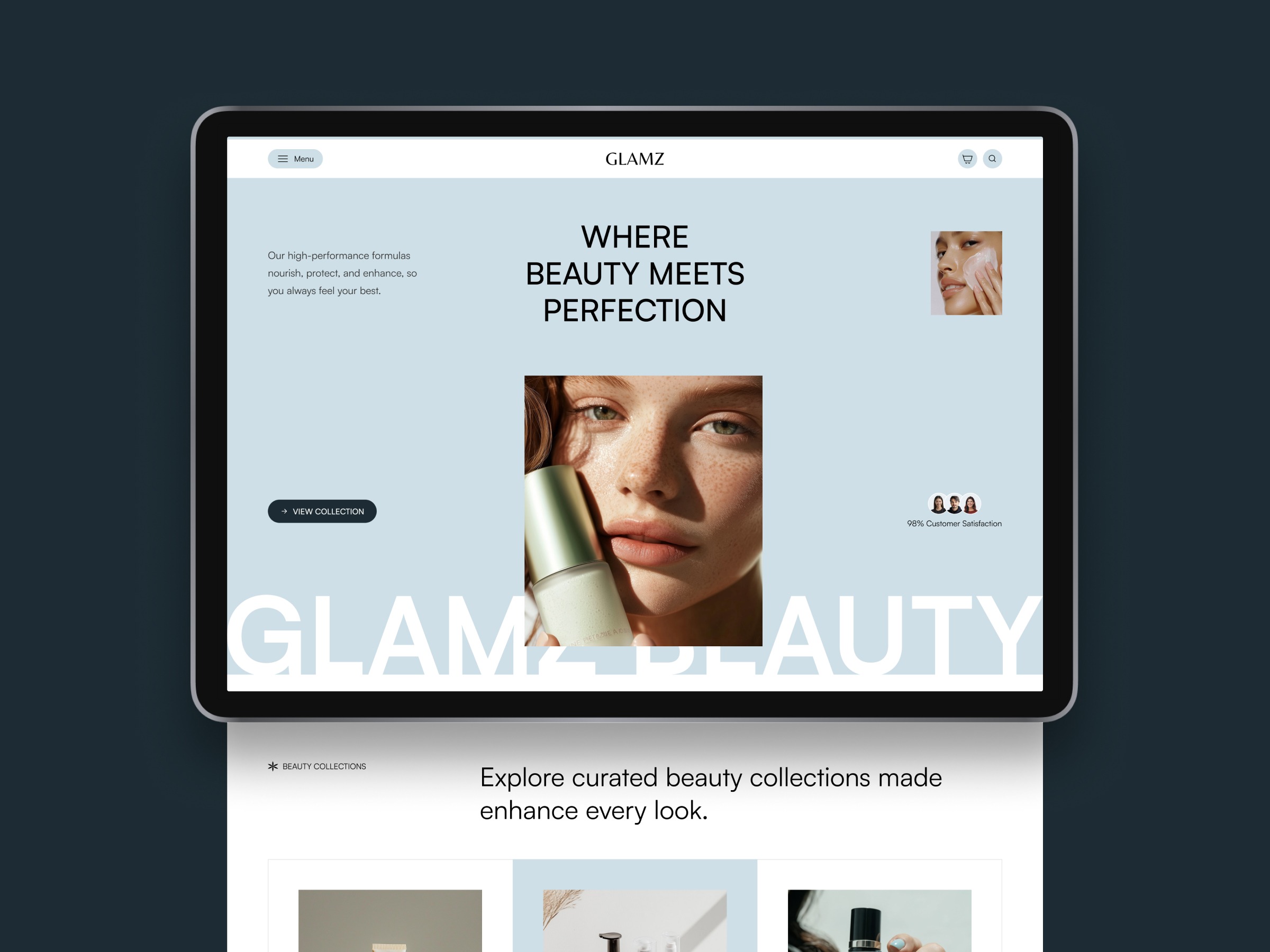 Glamz - Hair & Beauty Website