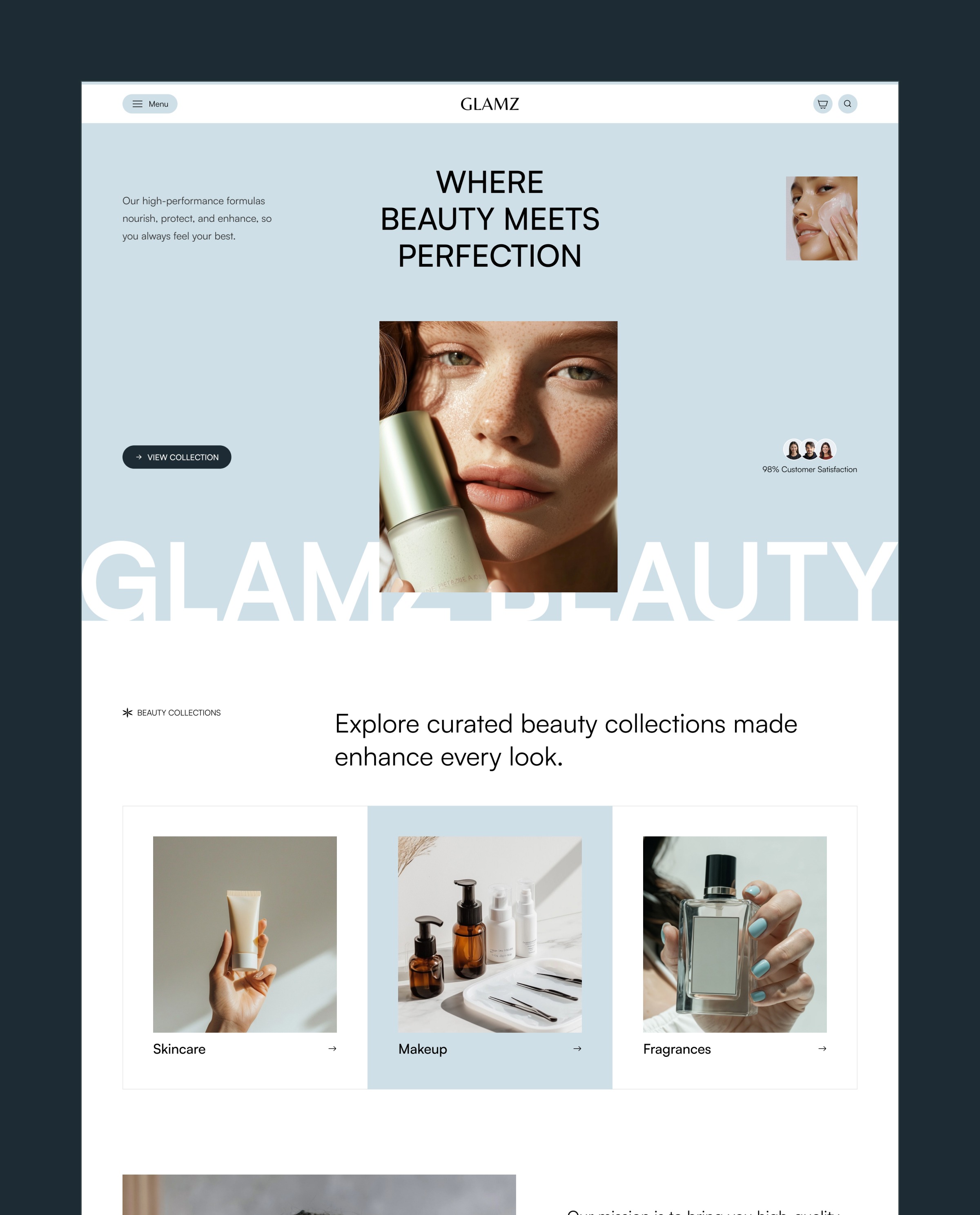 Glamz - Hair & Beauty Website Image 0
