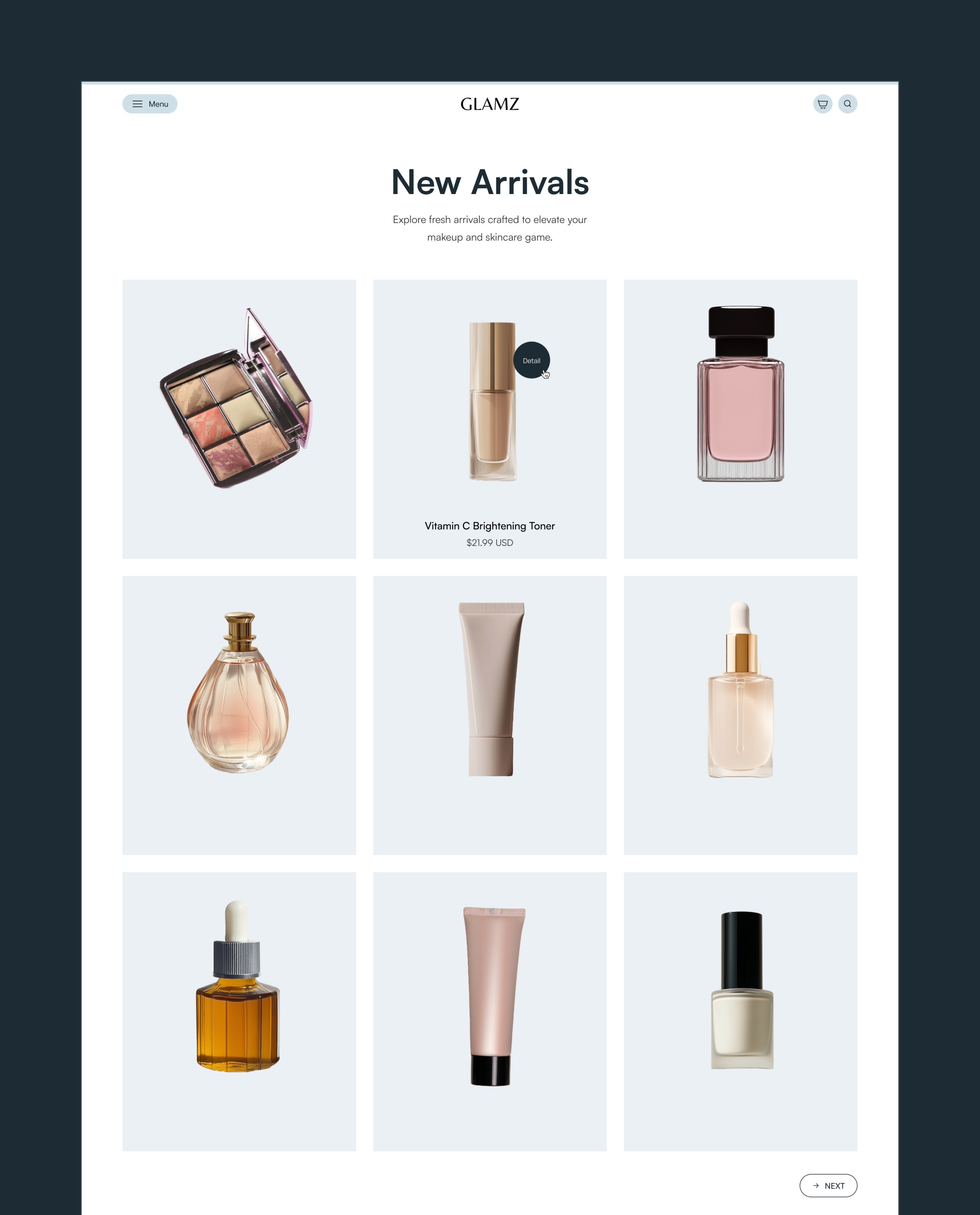 Glamz - Hair & Beauty Website Image 2