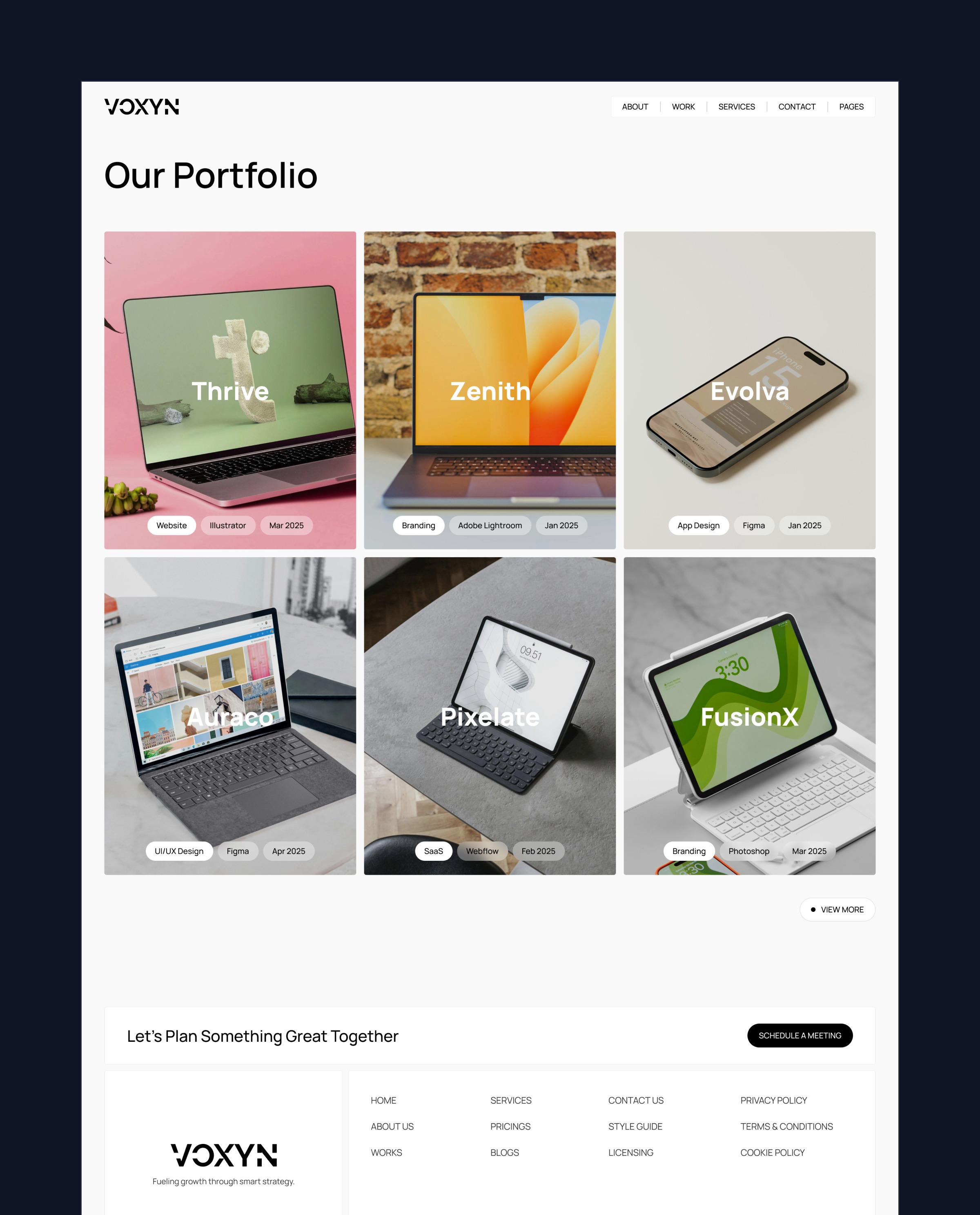 Voxyn - Portfolio & Agency Website Image 2