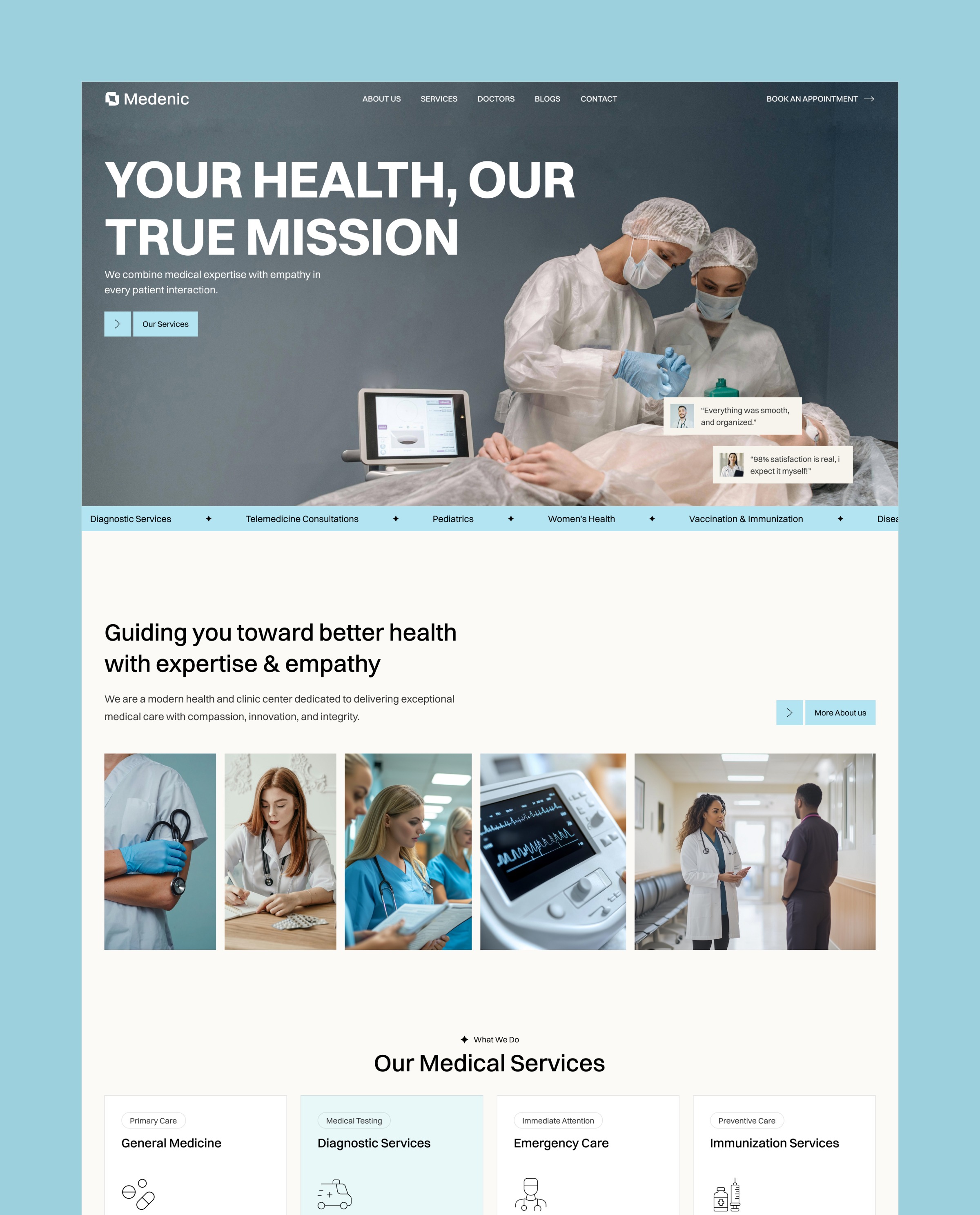 Medenic - Medical Website Template Image 0