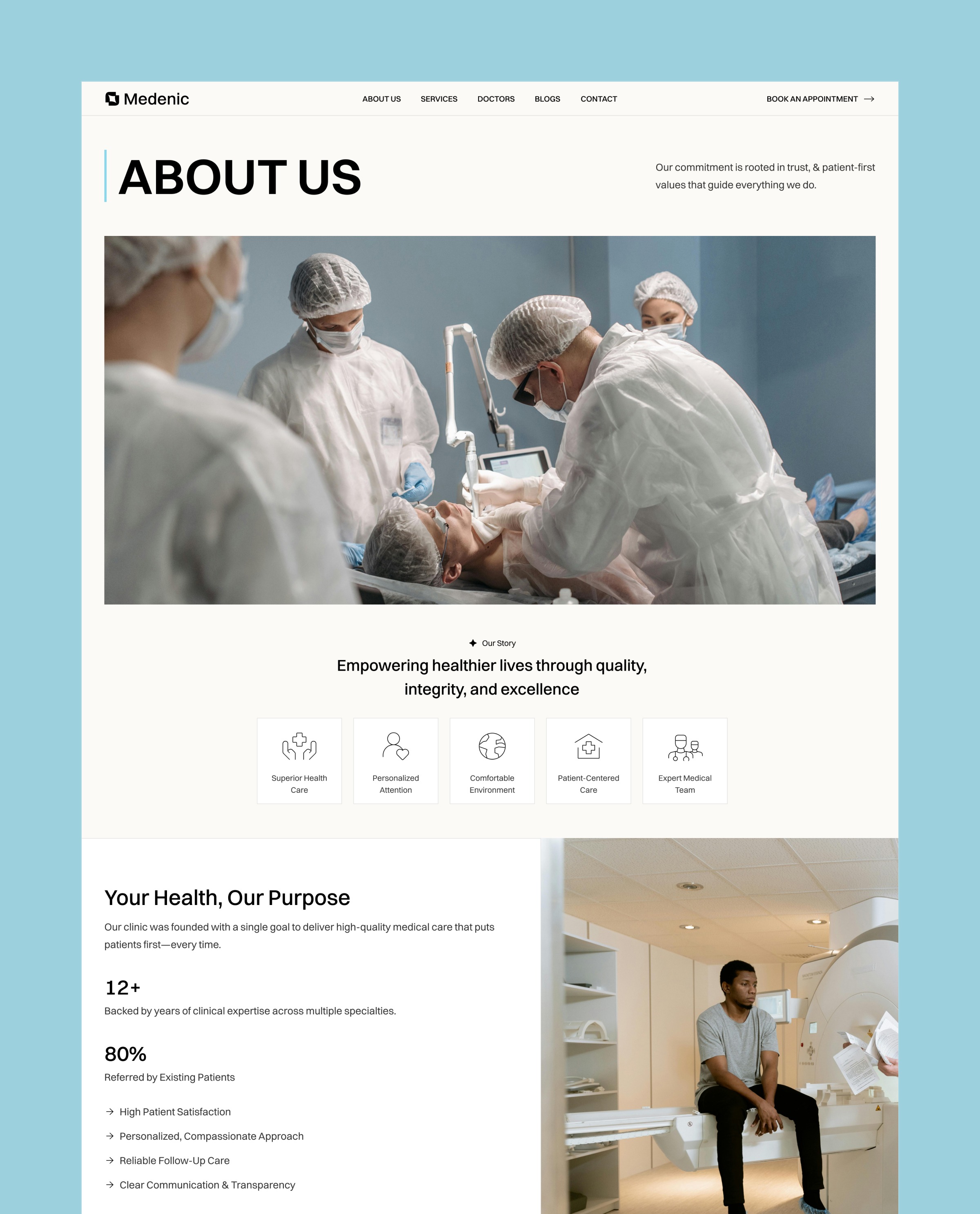 Medenic - Medical Website Template Image 1