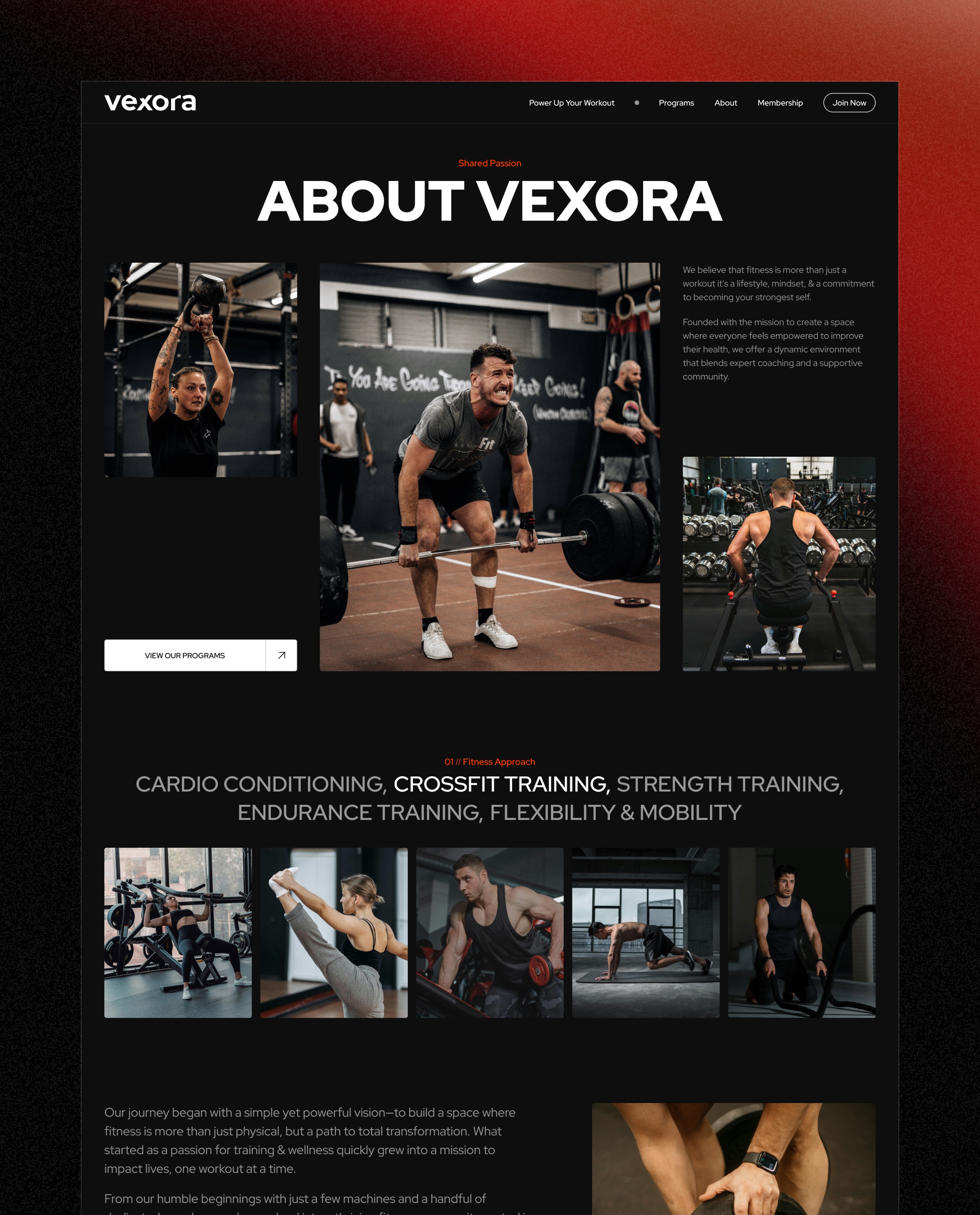 Vexora - Wellness Website Template Image 1