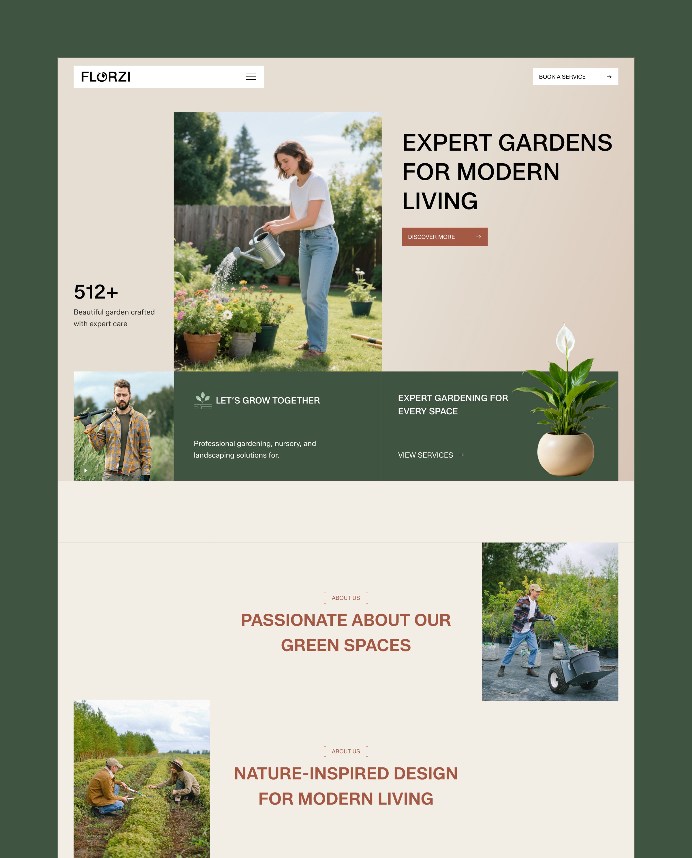 Florzi - Food & Drink Website Template Image 0