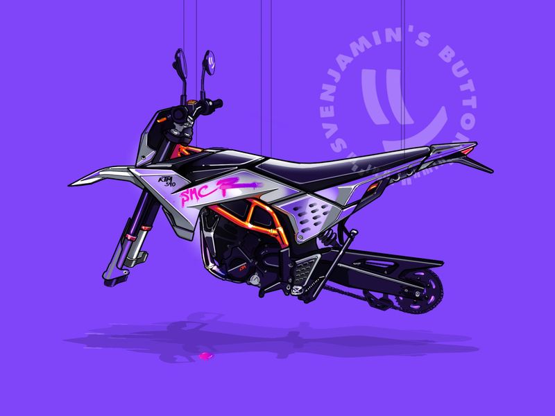 KTM Supermoto: 390 SMC-R Design Sketch