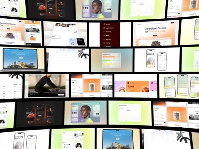 UI UX Design and Product Design Monthly Recap Motion Graphic