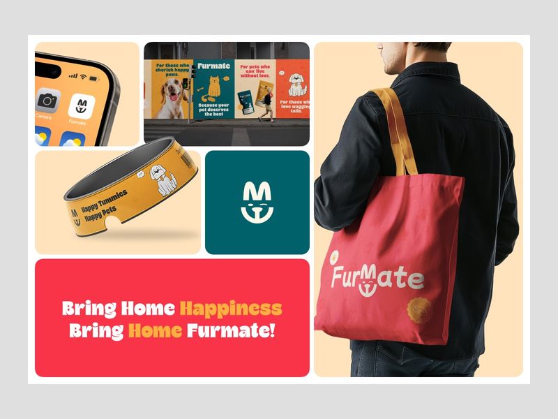FurMate – Playful Pet Care Branding & Packaging Design