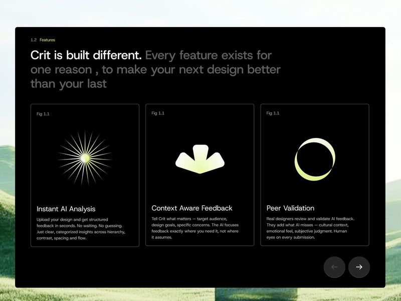 Crit — AI Design Critique Platform UI/UX