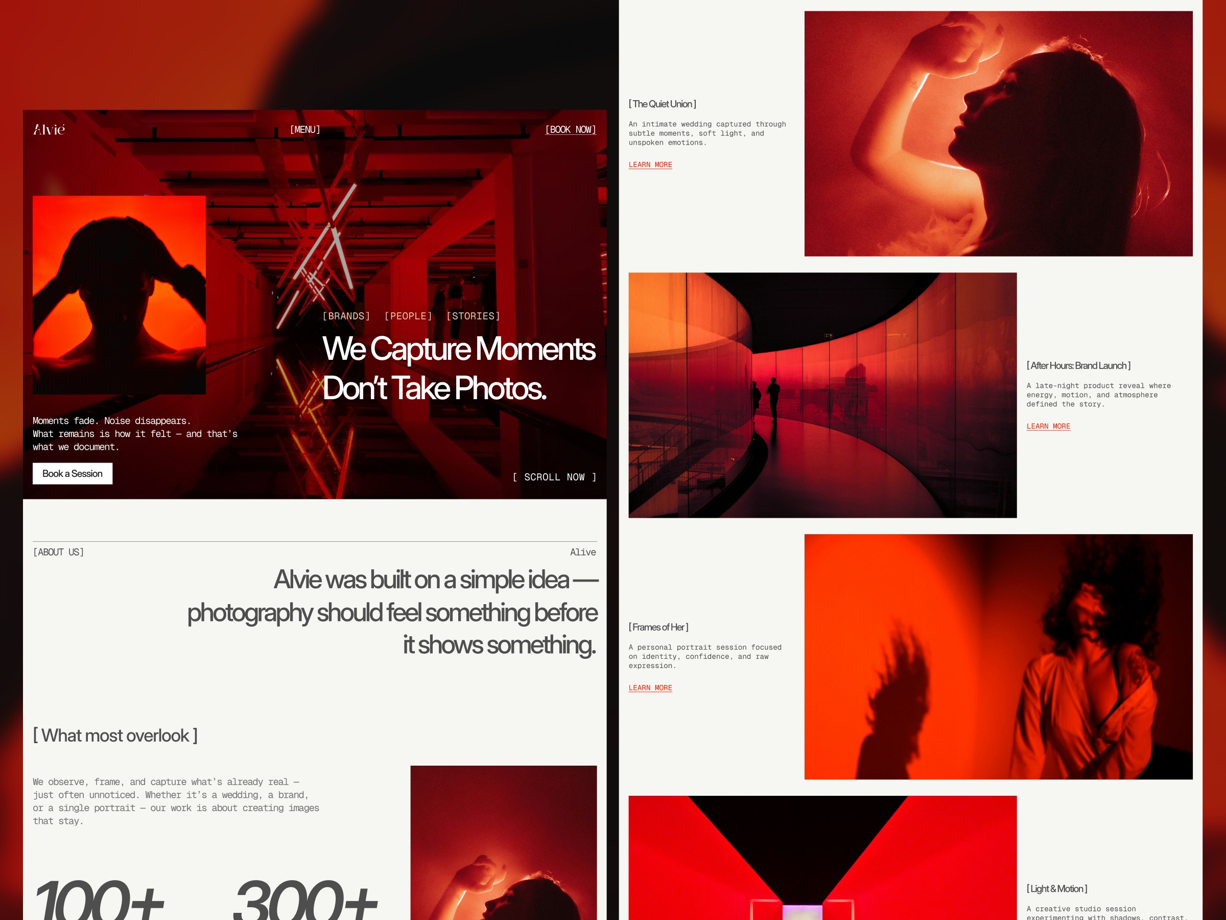 Modern Photography Studio Website Design Image 0