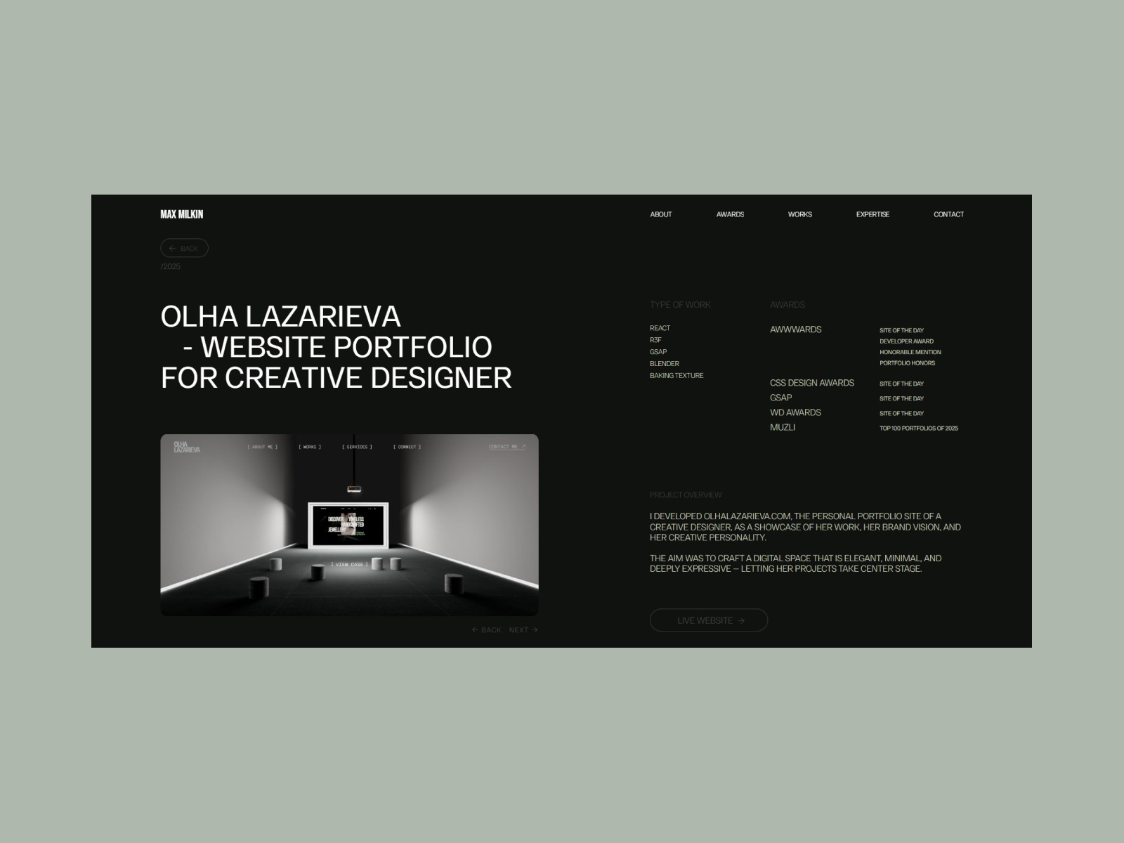 Max Milkin · Creative Frontend Developer Image 2