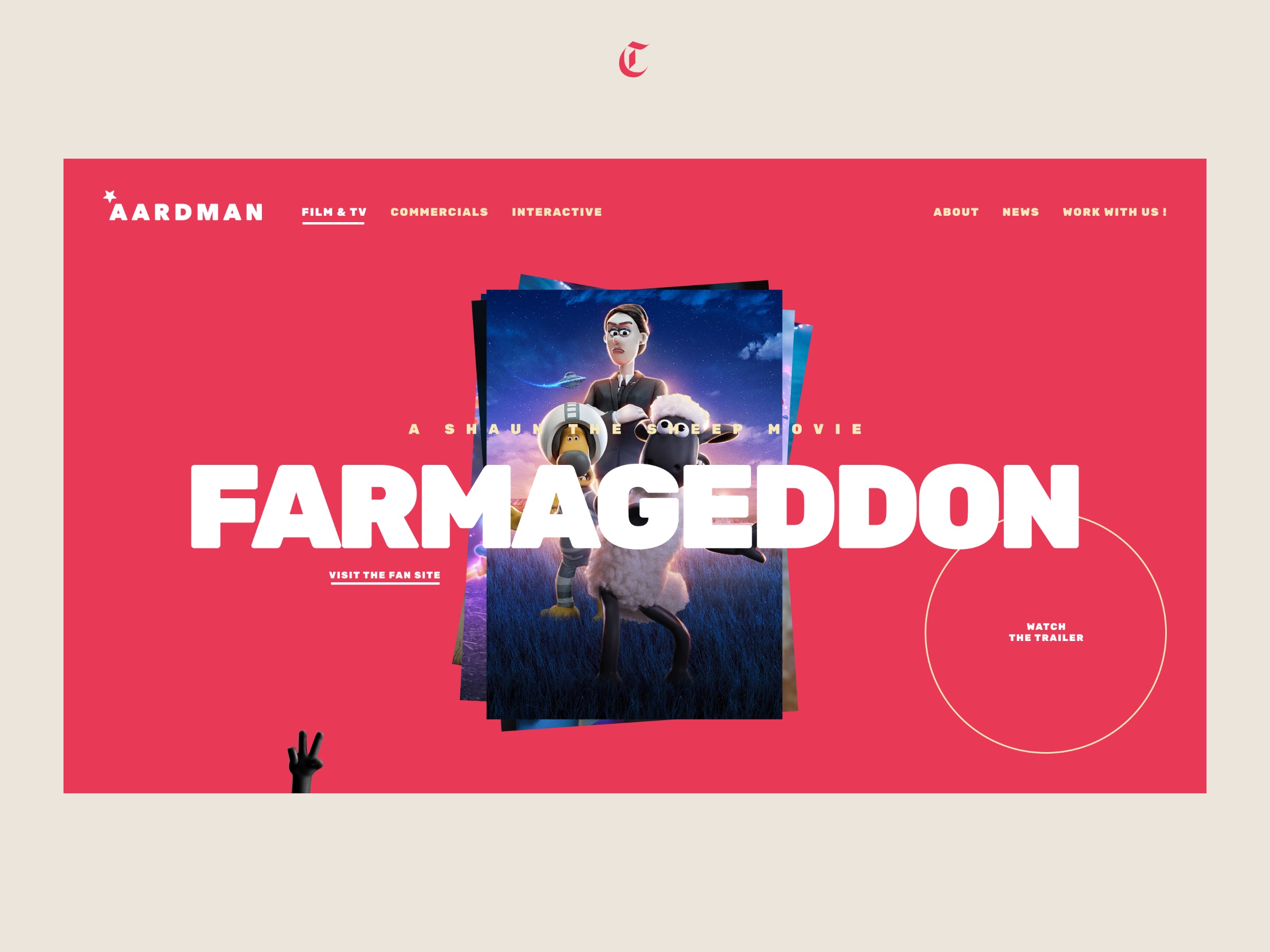 Aardman Animations ⏤ Website