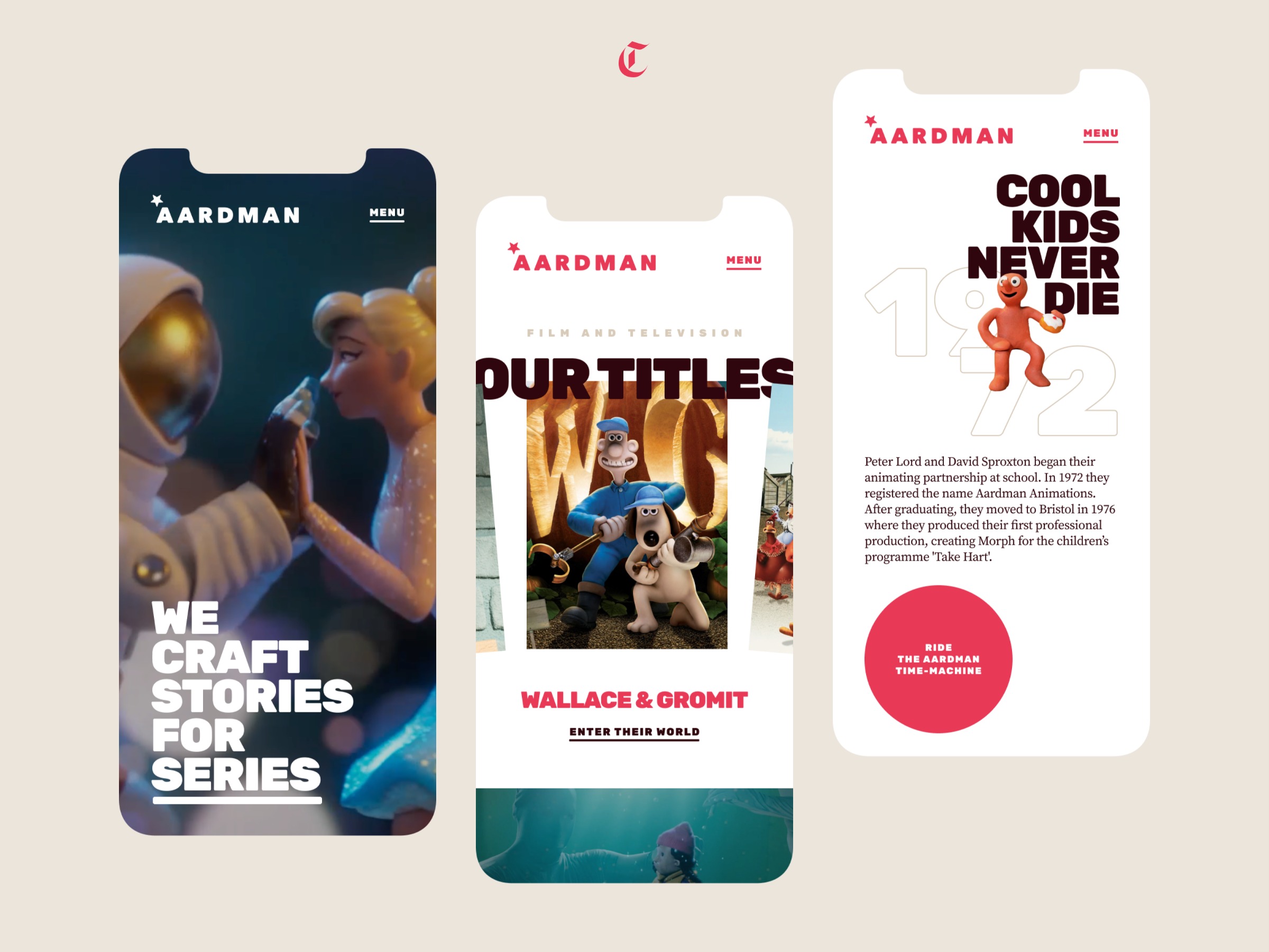 Aardman Animations ⏤ Website Image 5