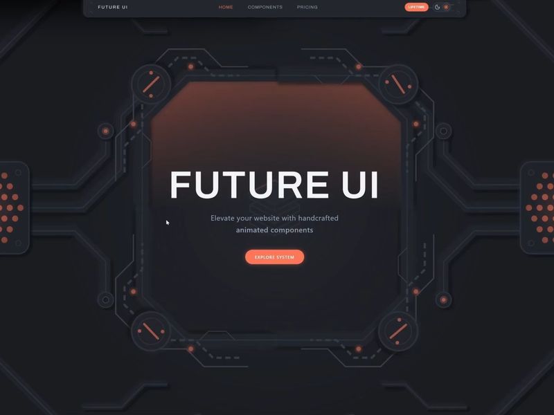 FutureUI - Premium Animated React Components for the modern Web