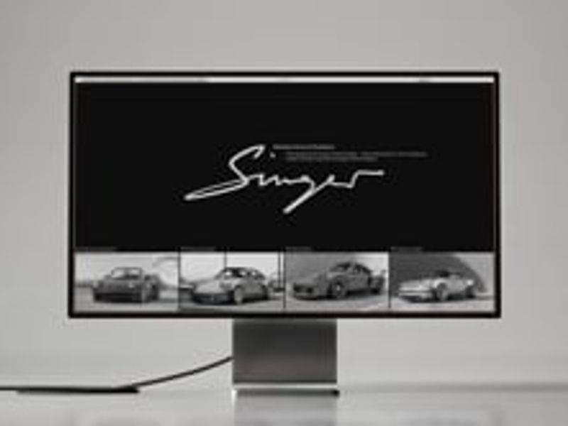 Bespoke Luxury Porsche Website
