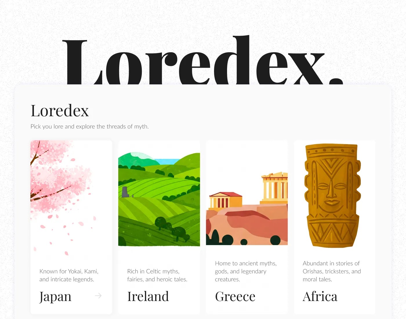 Loredex - Card-Based Lore Collection Image 0