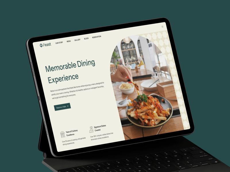 Feast - Restaurant & Cafe Website