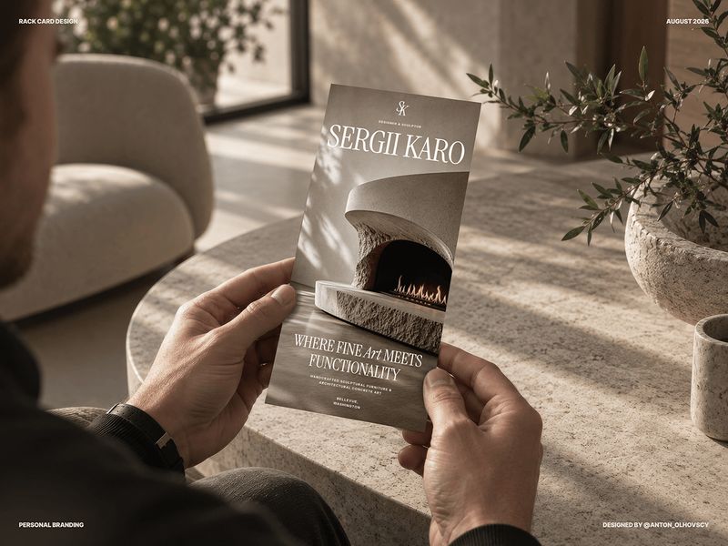 Premium Rack Card Design for Sergii Karo