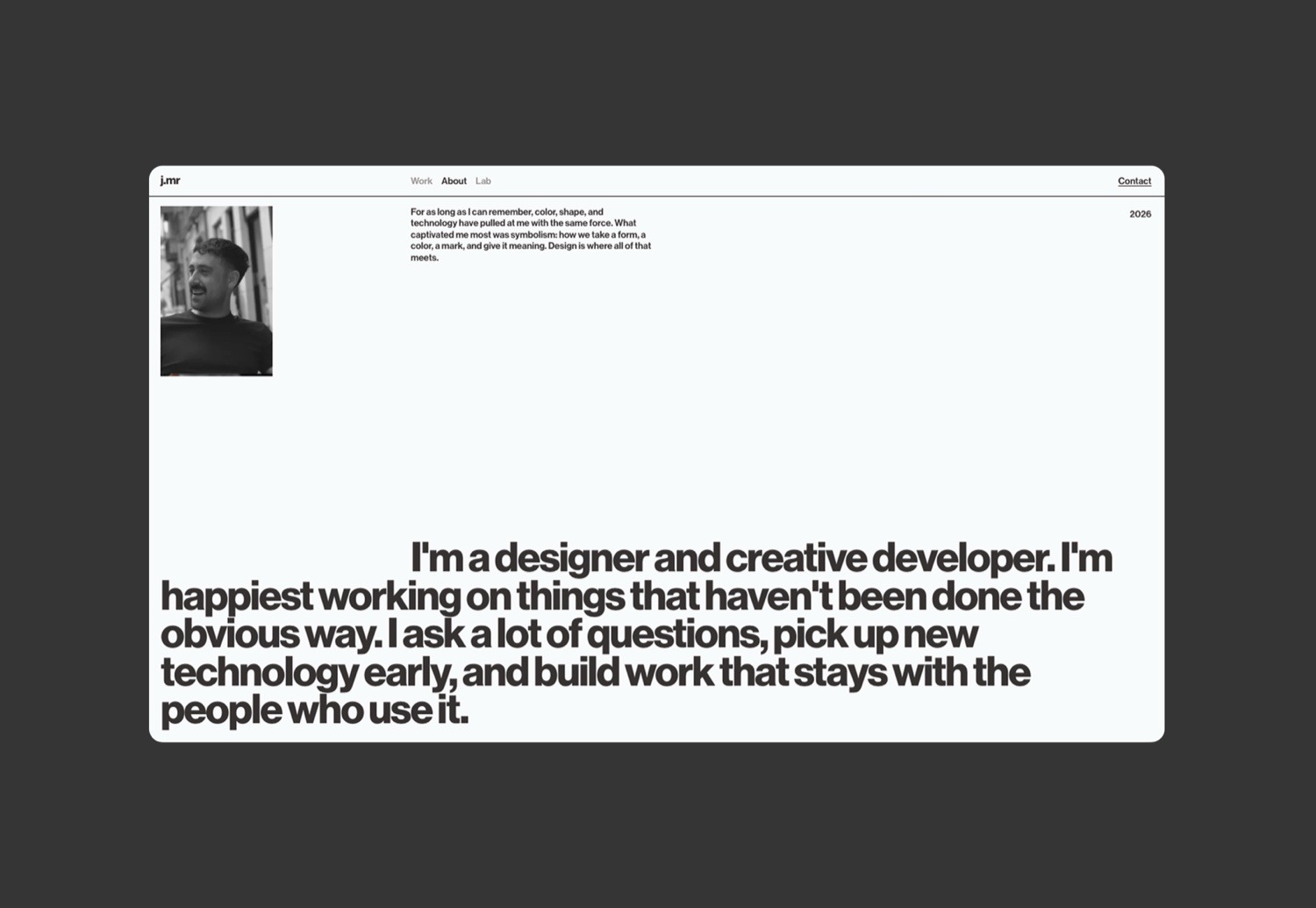 Creative Designer and Developer | Juan Mora Romero Image 0