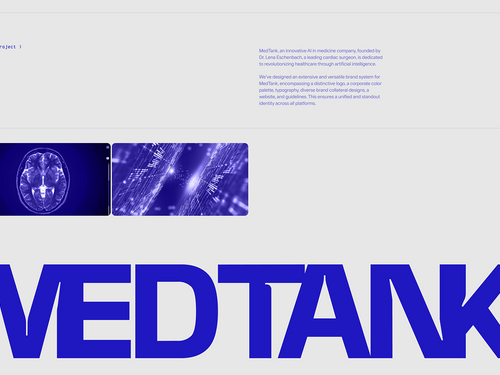 MEDTANK | Brand Identity