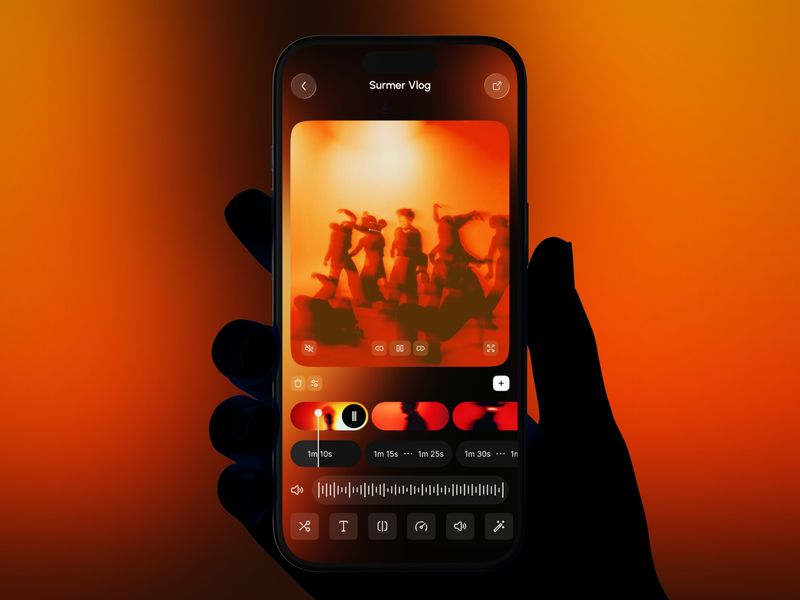 AI Video Editor APP UI UX | Mobile App | Website Design