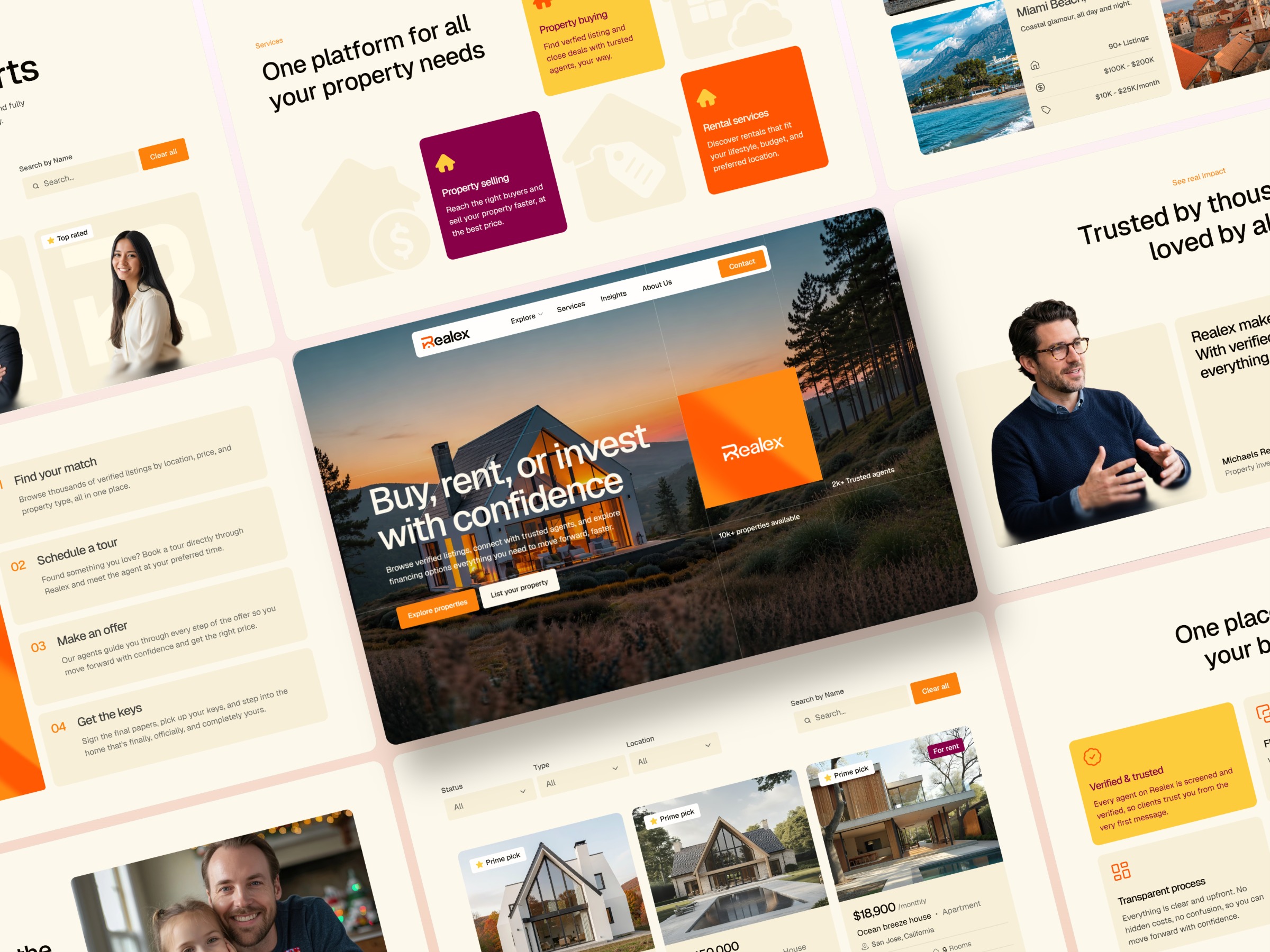 Realex - Full Real Estate Solution Framer Website Template Image 0