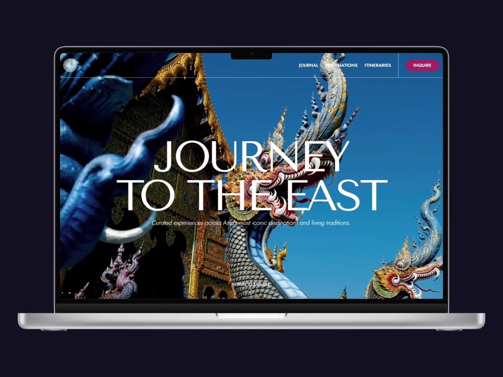 Eastward - luxury travel template for Framer Image 0