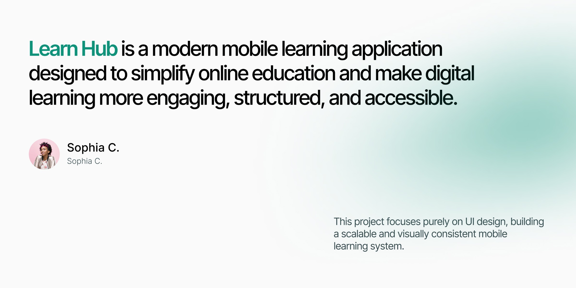 Learn Hub | Education App Design | UIUX Image 0