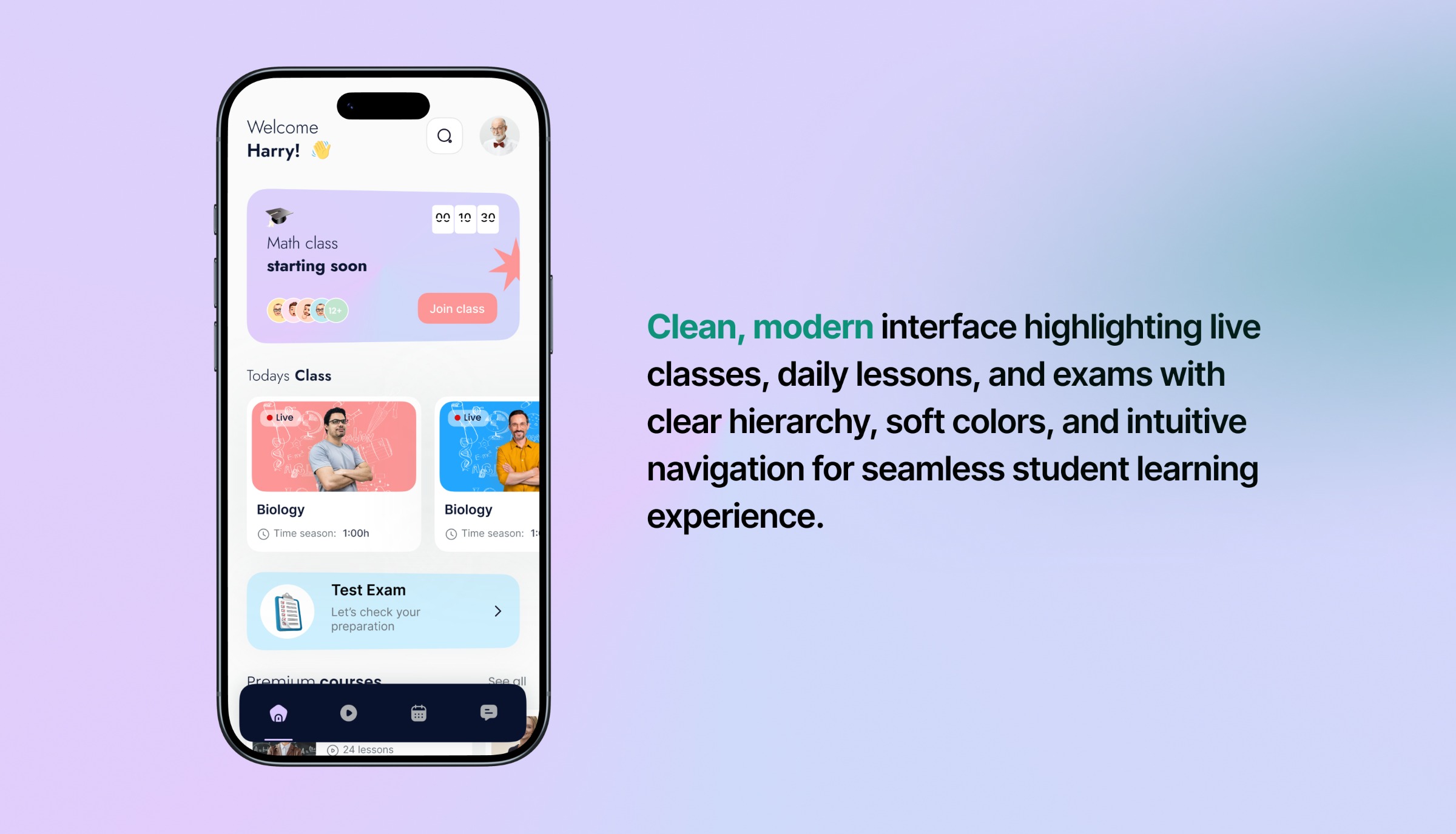 Learn Hub | Education App Design | UIUX Image 4