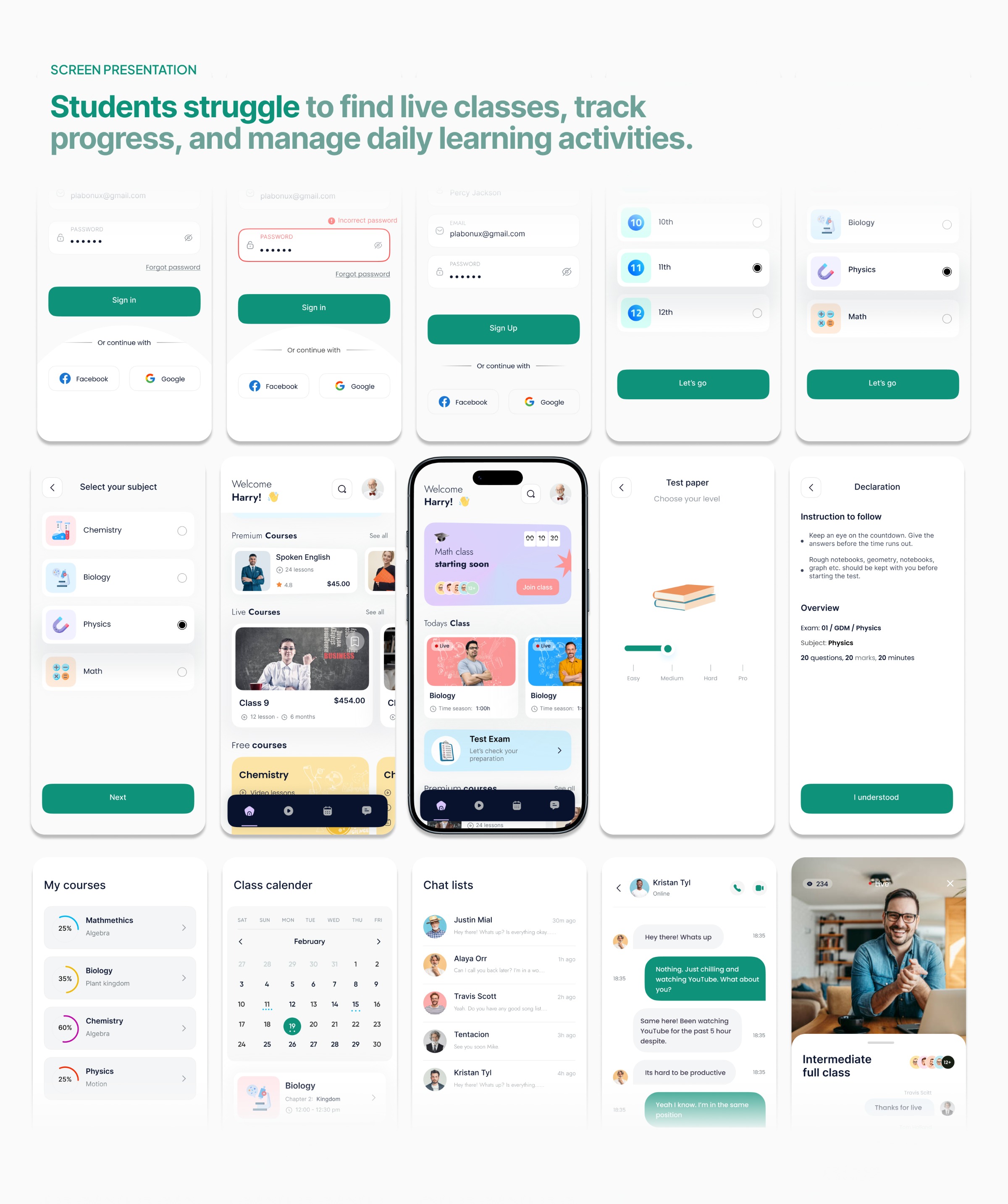 Learn Hub | Education App Design | UIUX Image 8