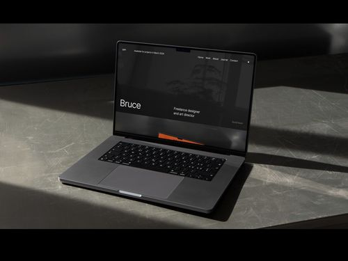 BRUCE - Portfolio Template for Framer