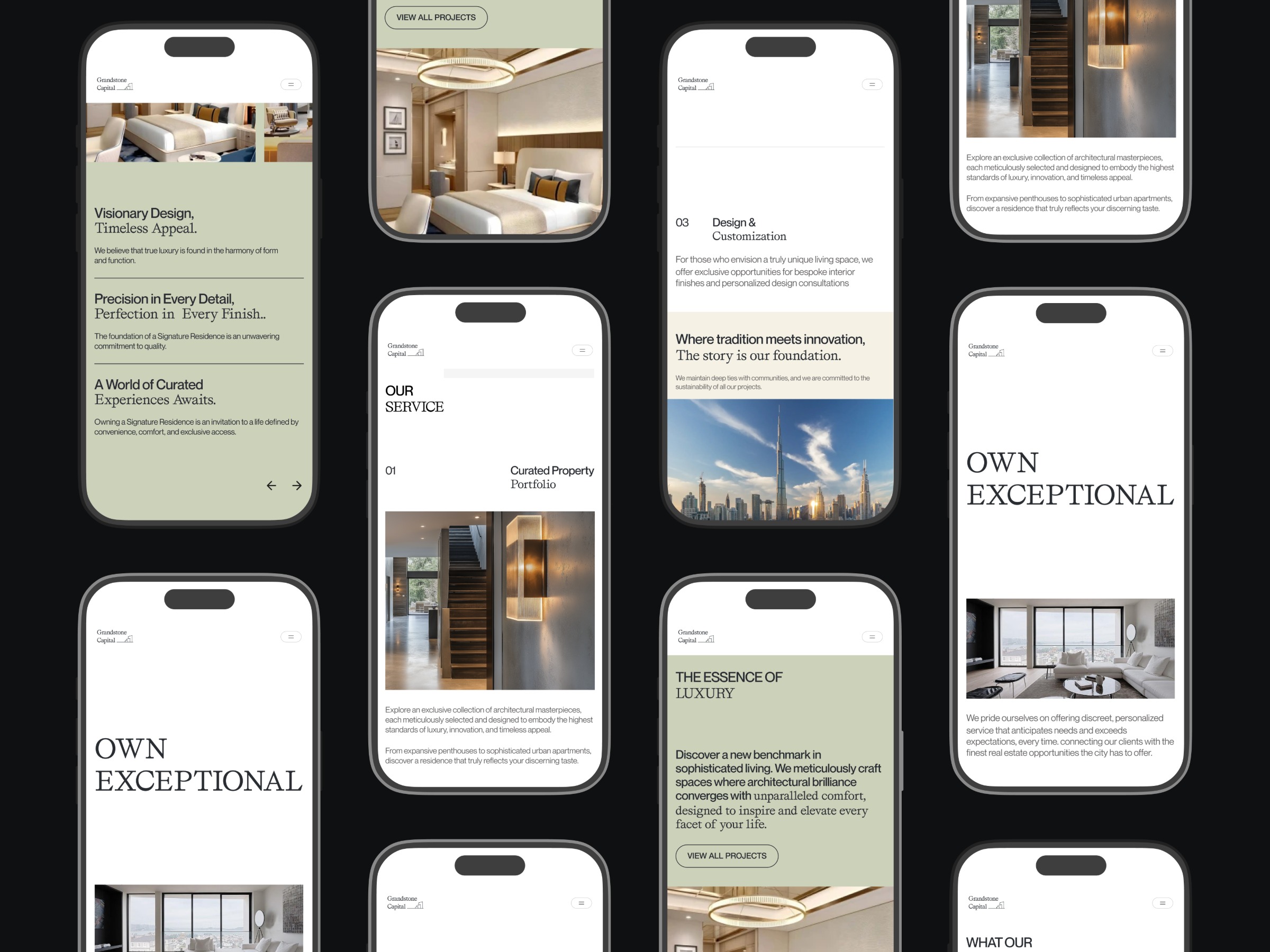 Real Estate Property Management Mobile App UI Design Image 0