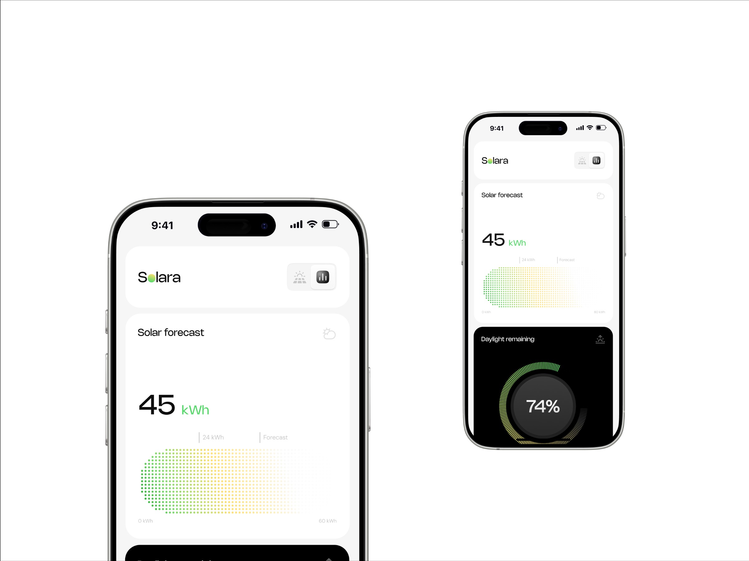 Solar Pannel Management App Design for Solar Tracking Image 1