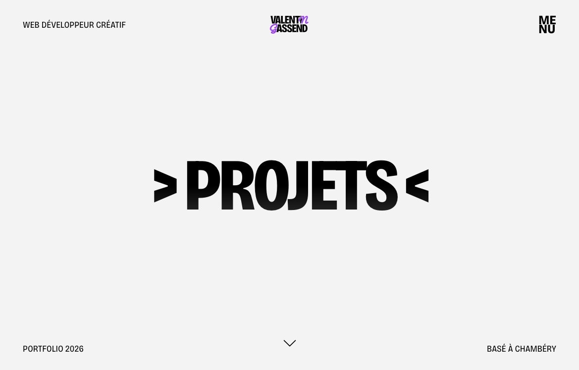 Valentin Gassend — Creative Developer Portfolio Image 0