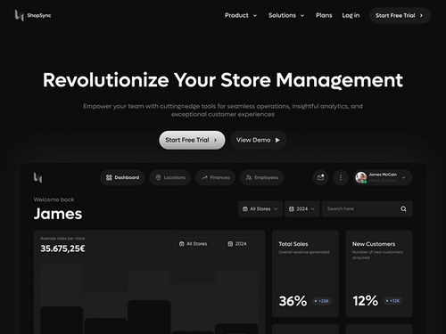 Store Manager Platform UX/UI