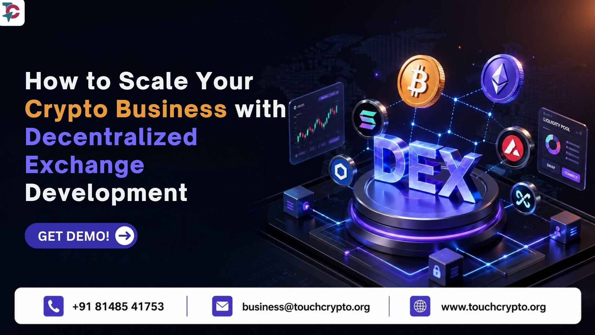 Scale Your Crypto Business with Decentralized Exchange Development