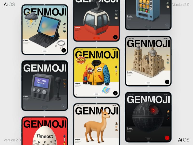 Genmoji for iPhone Fold (ultra)