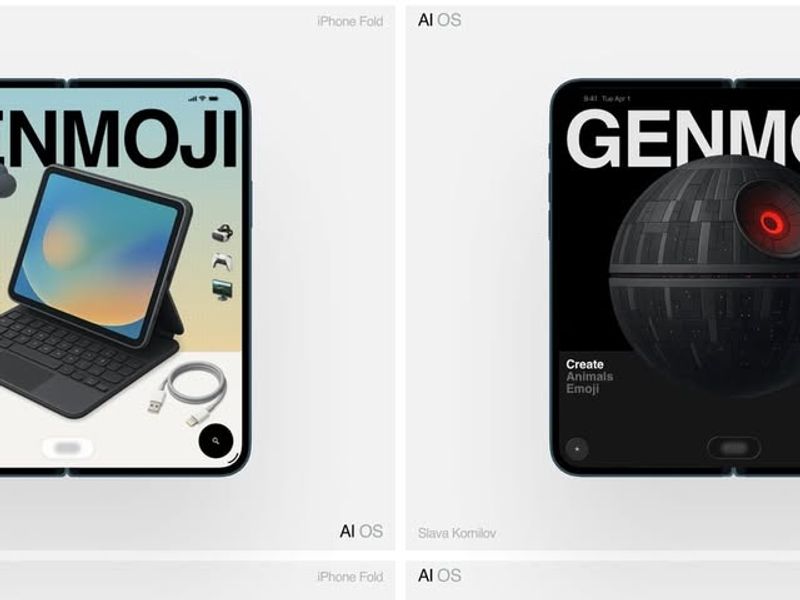 Genmoji for iPhone Fold (ultra)