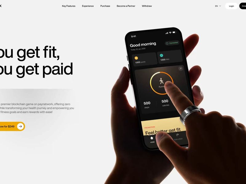 Landing page for RunX