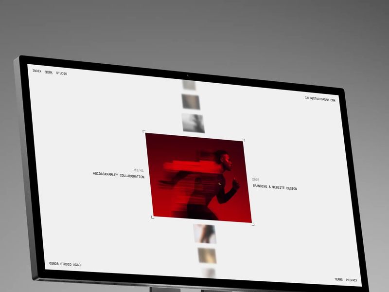 Studio Agar — Minimal Editorial Portfolio Concept