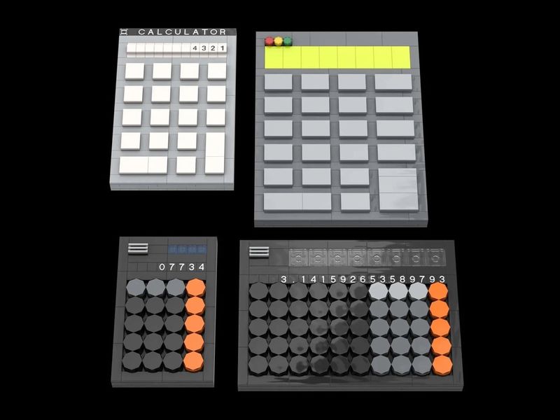 LEGO Pays Tribute To The 40+ Year Journey Of Apple Calculator Designs