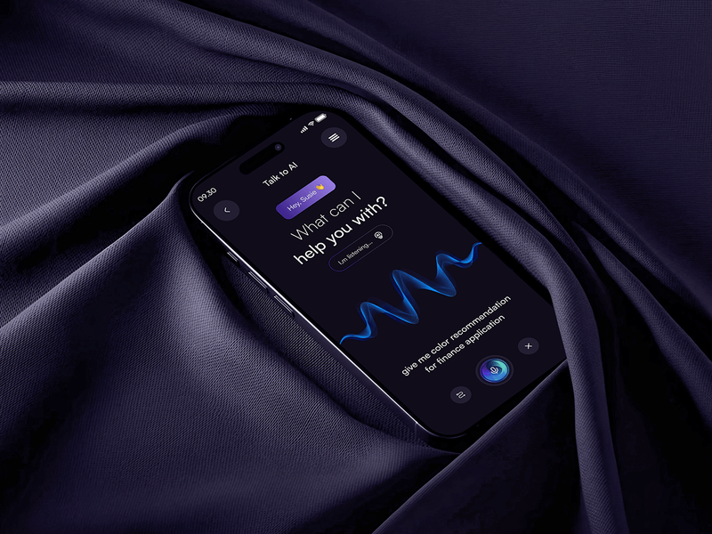 AI Artificial Intelligence Voice Command Mobile App