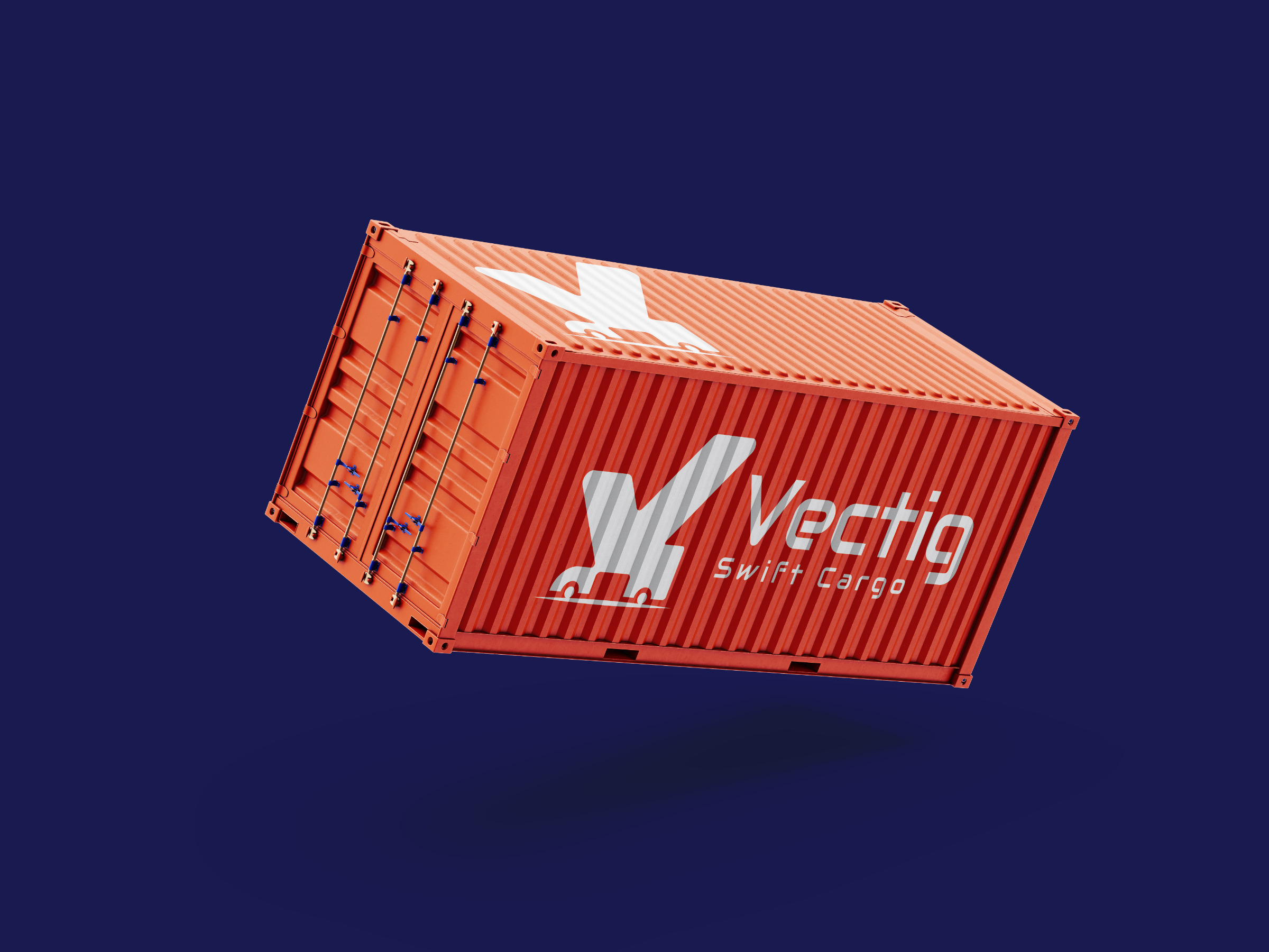 Transport Courier Logo - Modern Cargo Logistics Branding Image 3