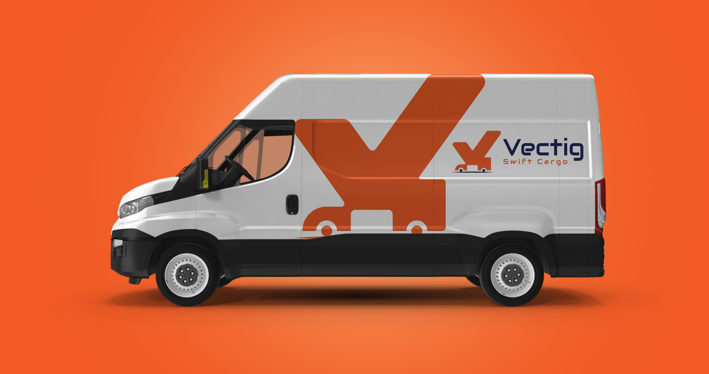 Transport Courier Logo - Modern Cargo Logistics Branding Image 7