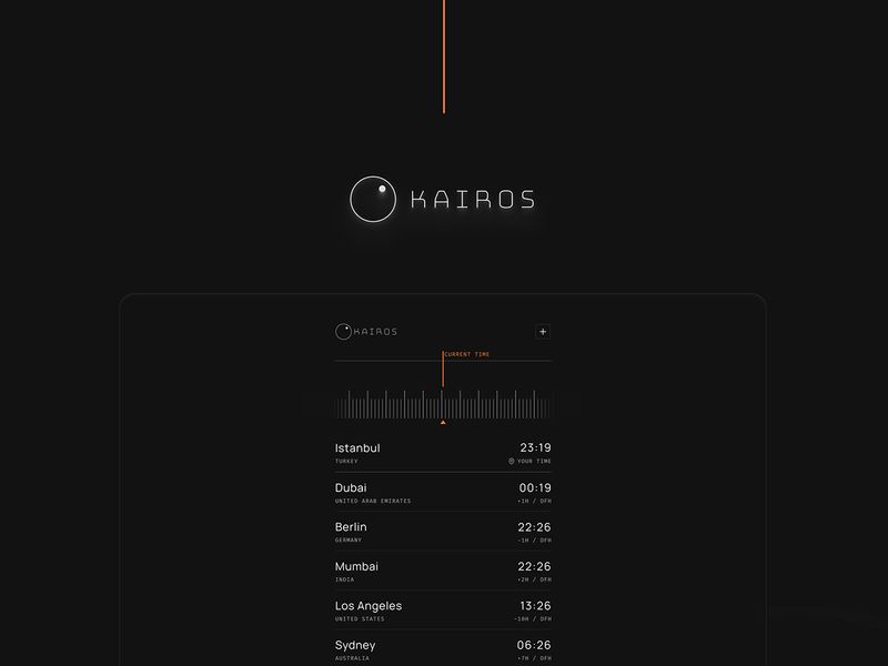 Kairos - Time Zone App