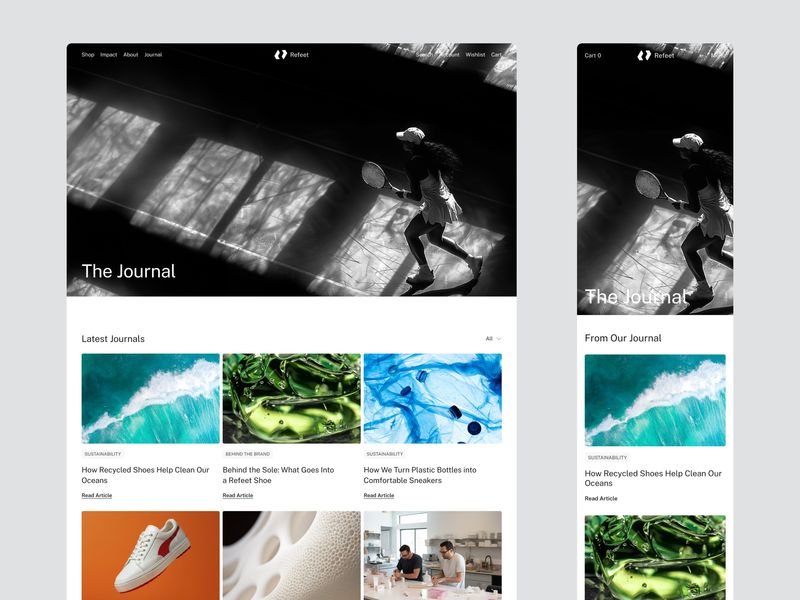 Refeet E-commerce Website Template