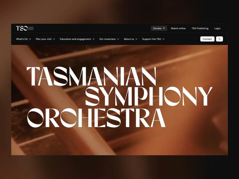 Tasmanian Symphony Orchestra Website
